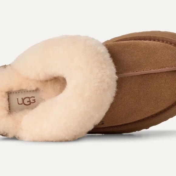 Women's Disquette Ugg Slippers in Chestnut Size 7 - Picture 6 of 12